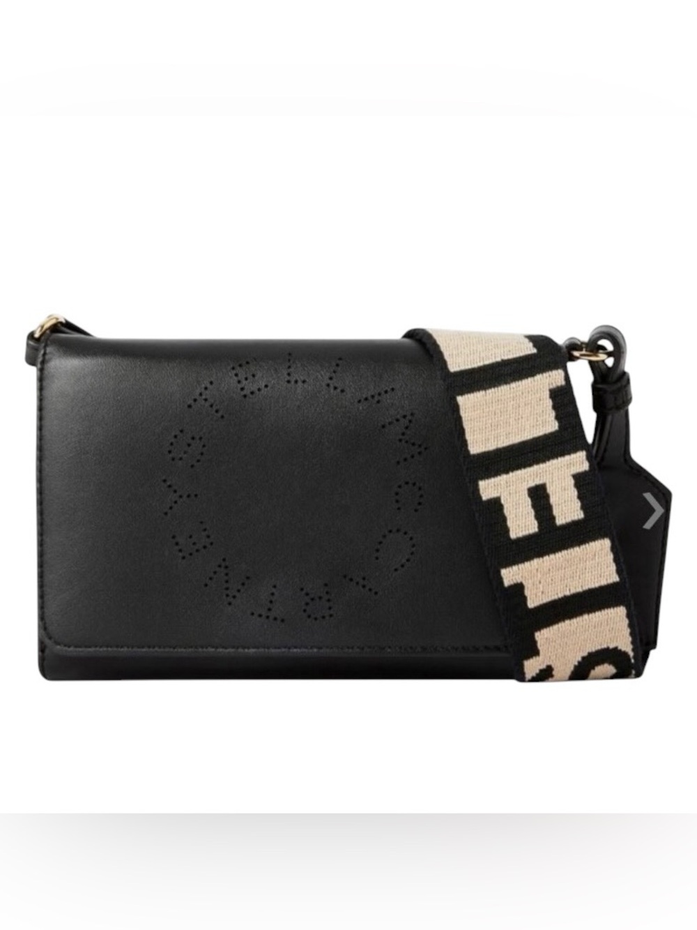 Stella McCartney Mini Logo Shoulder Strap Wallet Crossbody Bag